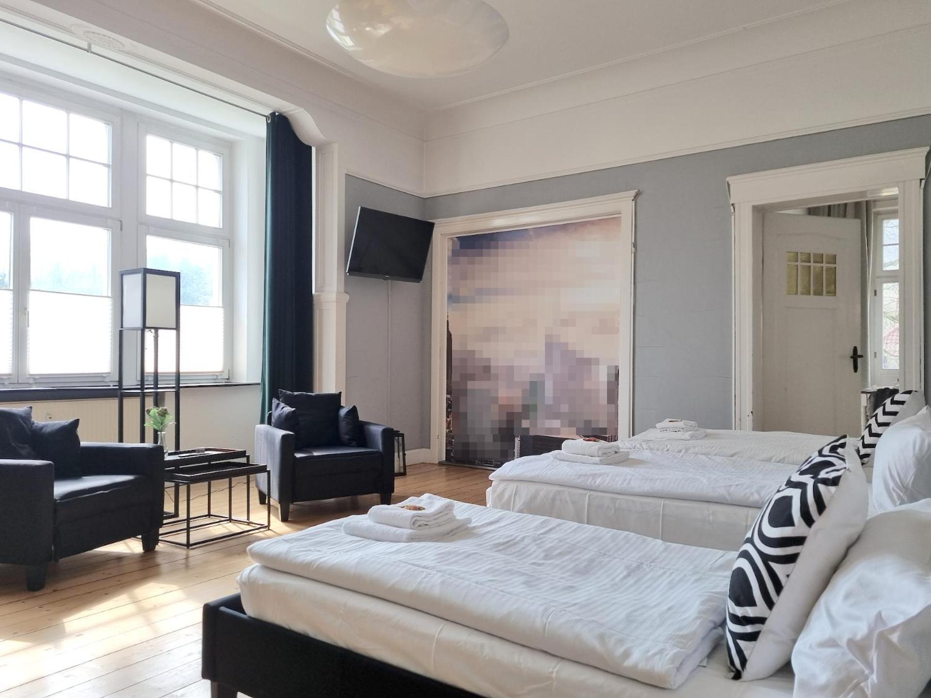 Charysma - Jugendstil Trifft Moderne, Schlafzimmer Mit Smart-Tv, Tischfussball, Darts, Parkplatz ฮาเมลน์ ภายนอก รูปภาพ