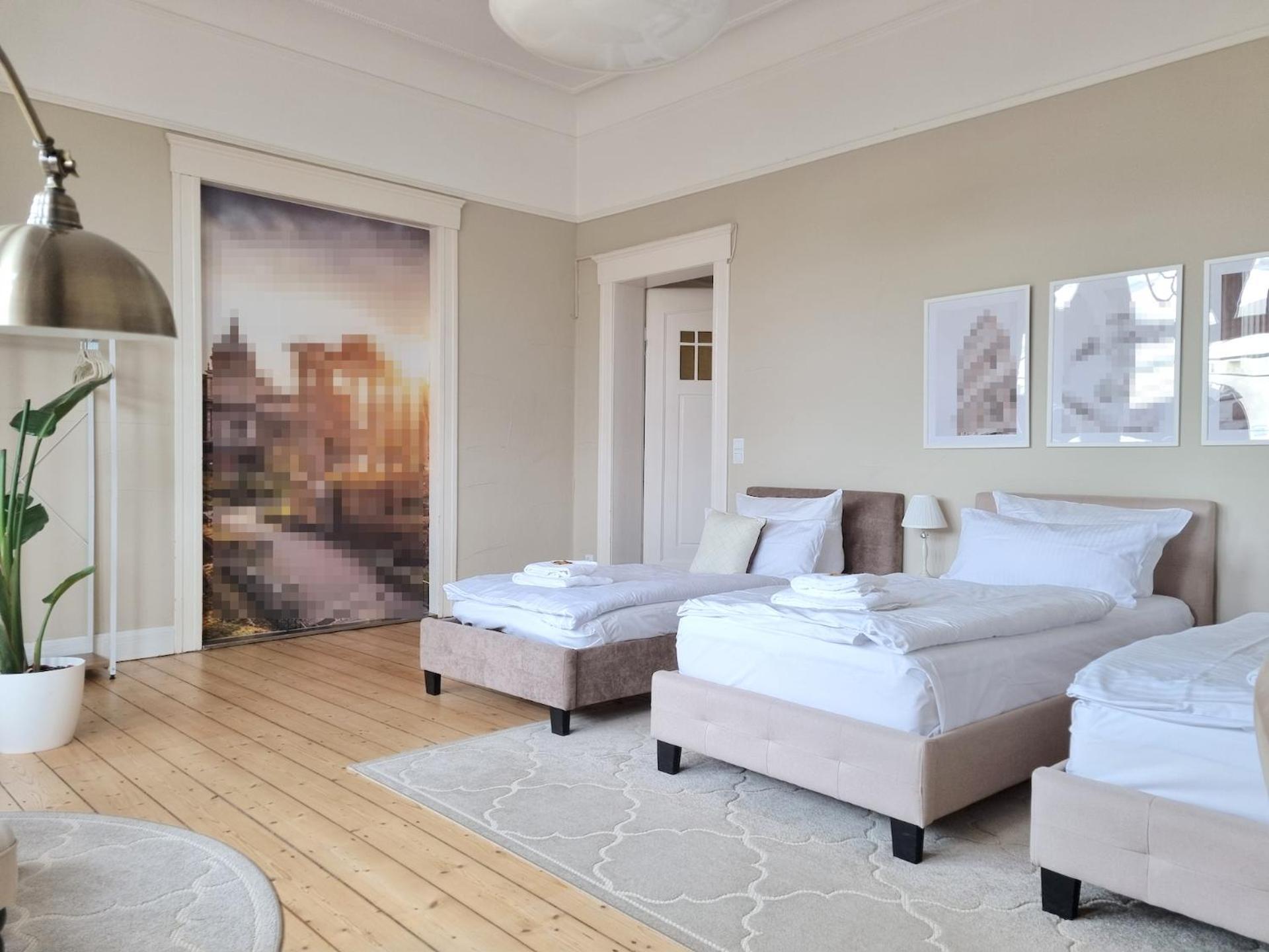 Charysma - Jugendstil Trifft Moderne, Schlafzimmer Mit Smart-Tv, Tischfussball, Darts, Parkplatz ฮาเมลน์ ภายนอก รูปภาพ